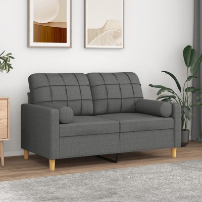 Double sofa with cushions,...