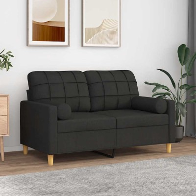 Double sofa with cushions,...