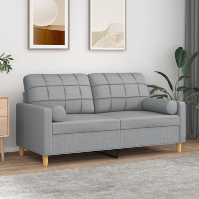 Double sofa with cushions,...