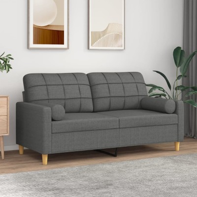 Double sofa with cushions,...