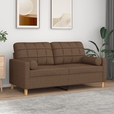 Double sofa with cushions,...