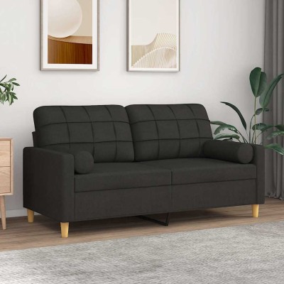 Double sofa with cushions,...