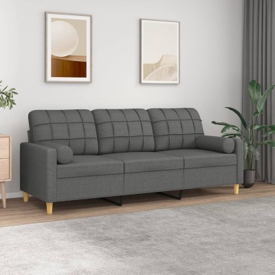 Three-seater sofa with...