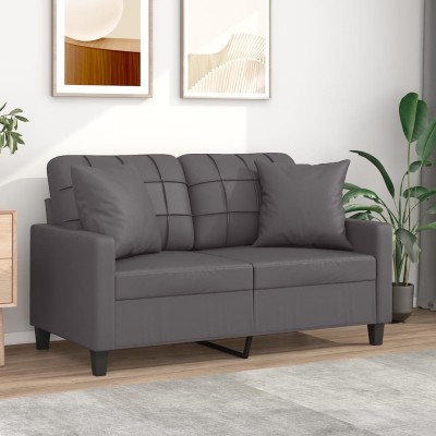 Double sofa with cushions,...