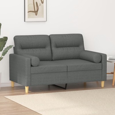 Double sofa with cushions,...