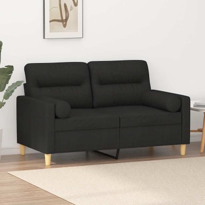 Double sofa with cushions,...