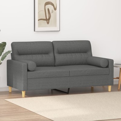 Double sofa with cushions,...