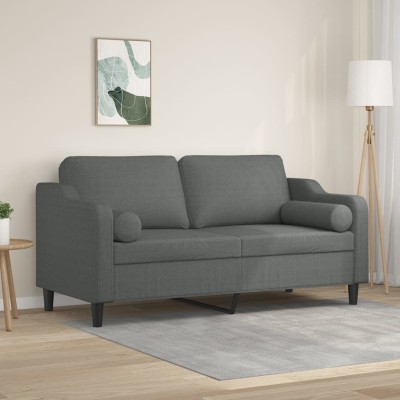 Double sofa with cushions,...