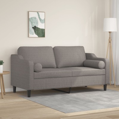 Double sofa with cushions,...