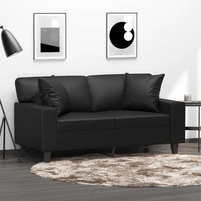 Double sofa with cushions,...