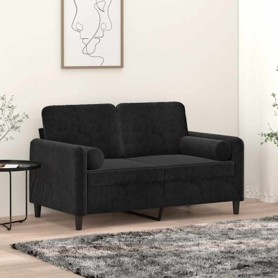 Double sofa with cushions,...