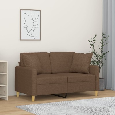 Double sofa with cushions,...