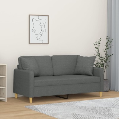 Double sofa with cushions,...