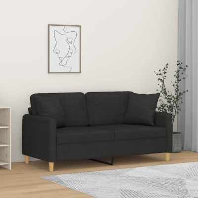 Double sofa with cushions,...