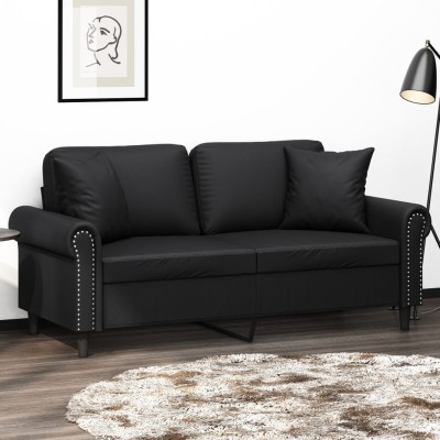 Double sofa with cushions,...