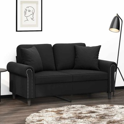 Double sofa with cushions,...