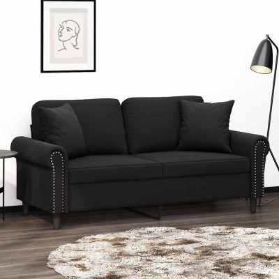 Double sofa with cushions,...