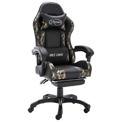 Gaming chair with footrest,...