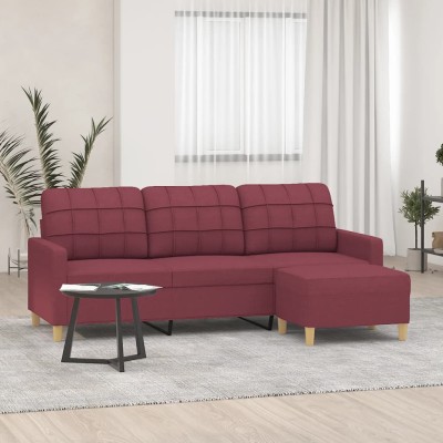 Three-seater sofa with...