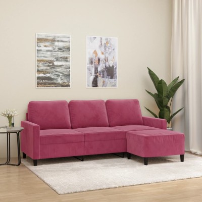 Three-seater sofa with...