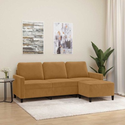Three-seater sofa with...