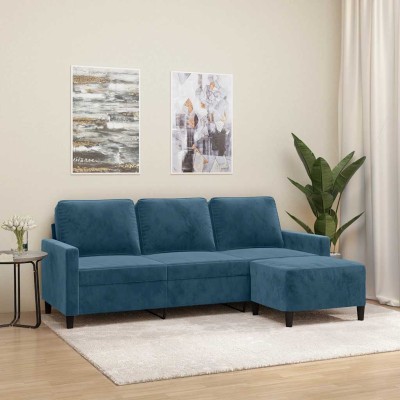 Three-seater sofa with...