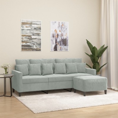Three-seater sofa with...