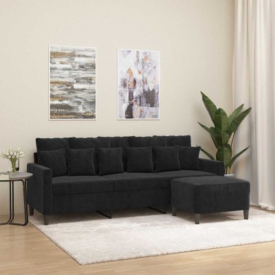 Trivietė sofa su pakoja,...