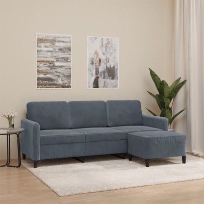 Three-seater sofa with...