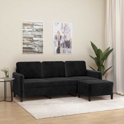 Three-seater sofa with...