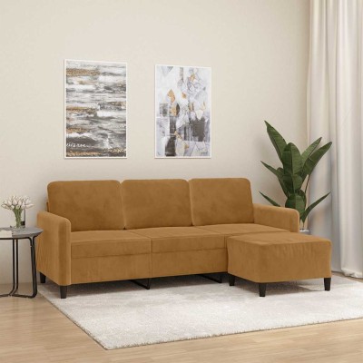 Three-seater sofa with...