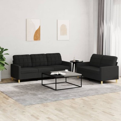 Sofa set with cushions, 2...