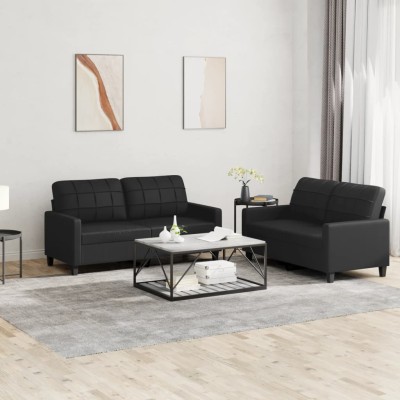 Sofa set with cushions, 2...
