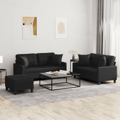 Sofa set with pillows, 3...