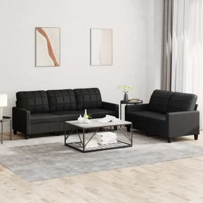 Sofa set with cushions, 2...