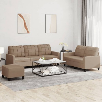 Sofa set with pillows, 3...