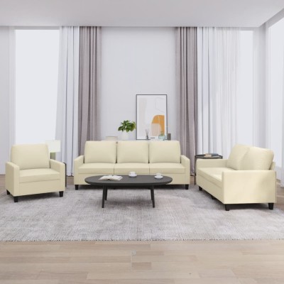 Sofa set with pillows, 3...