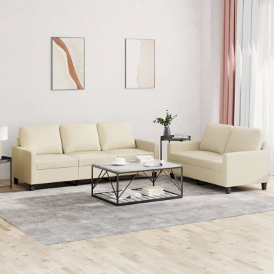 Sofa set with pillows, 2...