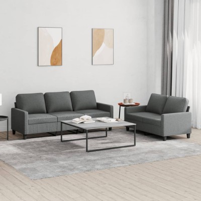 Sofa set with cushions, 2...