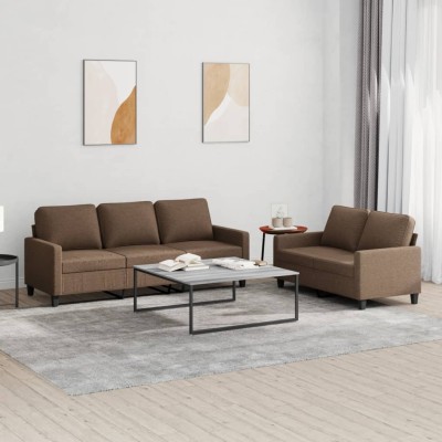 Sofa set with cushions, 2...
