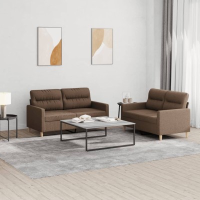 Sofa set with cushions, 2...