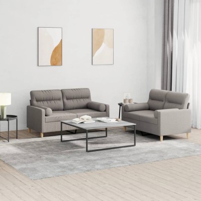 Sofa set with pillows, 2...