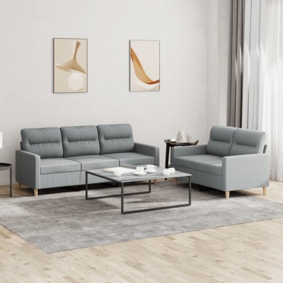 Sofa set with cushions, 2...