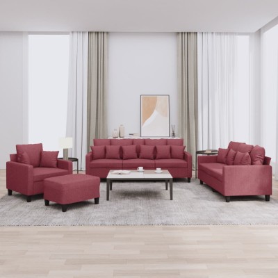 Sofa set with pillows, 4...
