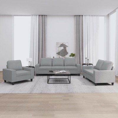 Sofa set, 3 parts, light...