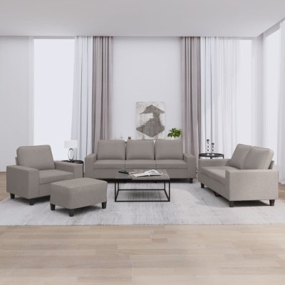 Sofa set, 4 parts, taupe...