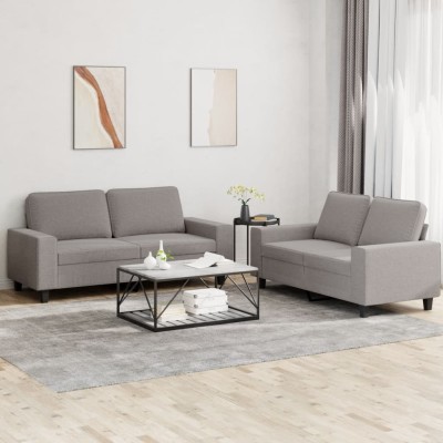 Sofa set, 2 parts, taupe...