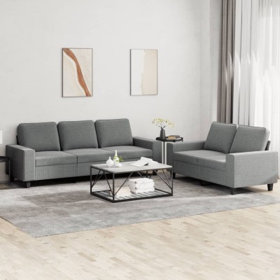 Sofa set, 2 parts, dark...