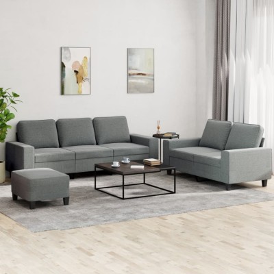 Sofa set, 3 parts, dark...