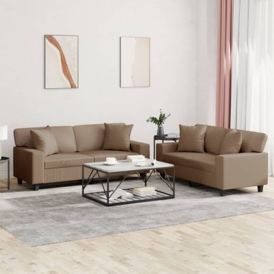 Sofa set with pillows, 2...